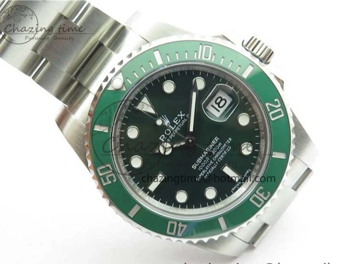 AAA Replica Watches Best Green LV Edition 2783 Bracelet and 1:1 Case Submariner 904L A2836 Ceramic TimelessDesign V Noob 116610 SS 0120